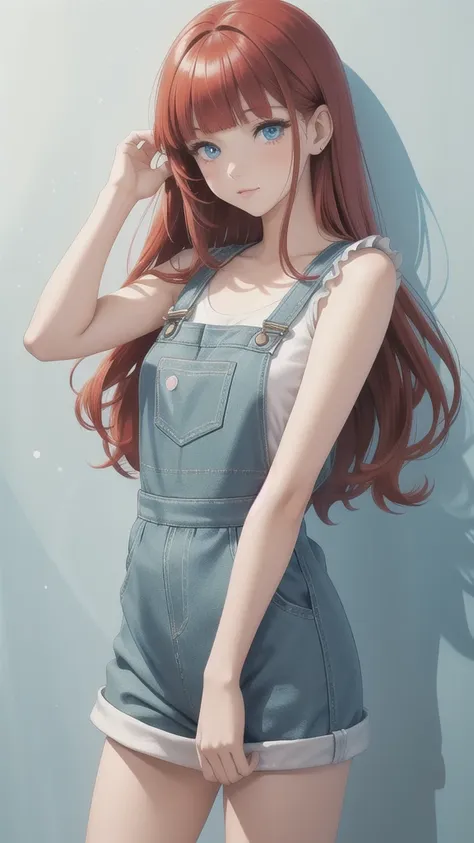 girl wearing a aqua sundress, tight, simple anime style
woman. flower drawing on sequin overalls. glossy white lips with sequins...