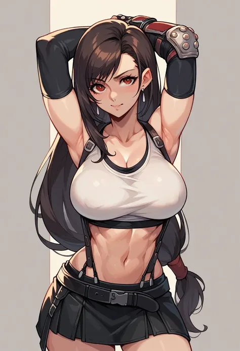 tifa lockheart woman huge boobs