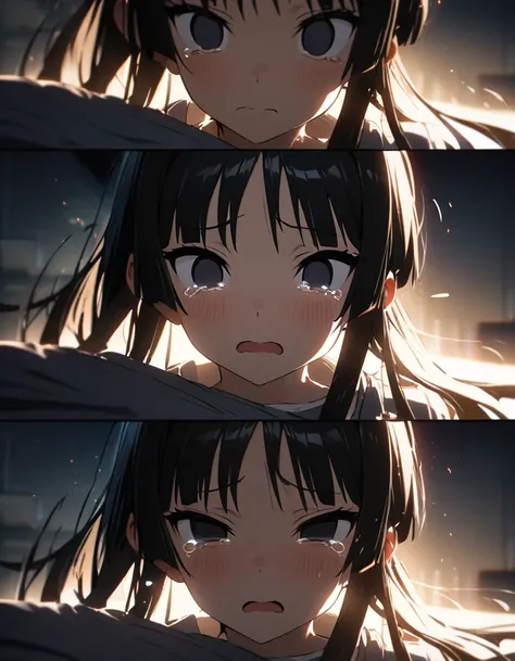 ( Akiyama mio, ),  (motion lines, ), (cinematic lighting), ( girl, pov, hetero, ), ( empty eyes, ), ( tears, ), (tender expressions, ), (masterpiece, best quality, ultra detailed), 