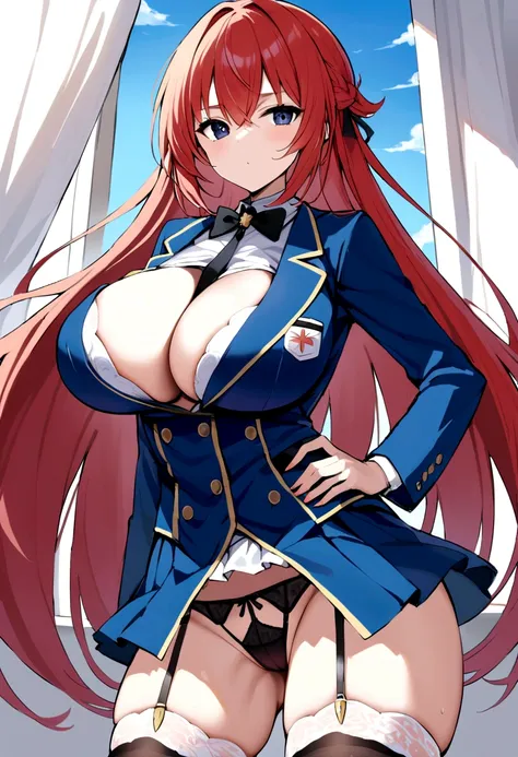 My name is Hikaru, I am a white test doll with long red hair and black eyes. I am 1.60 cm tall and weigh 56 kg. My breast sizes are 300 cm, my waist is 60 cm and my hips are 200 cm. Dressed in a long blue jacket and a garter belt along with a black thong. ...