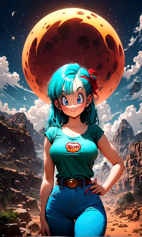 (1girl,bulma,dragon ball,)