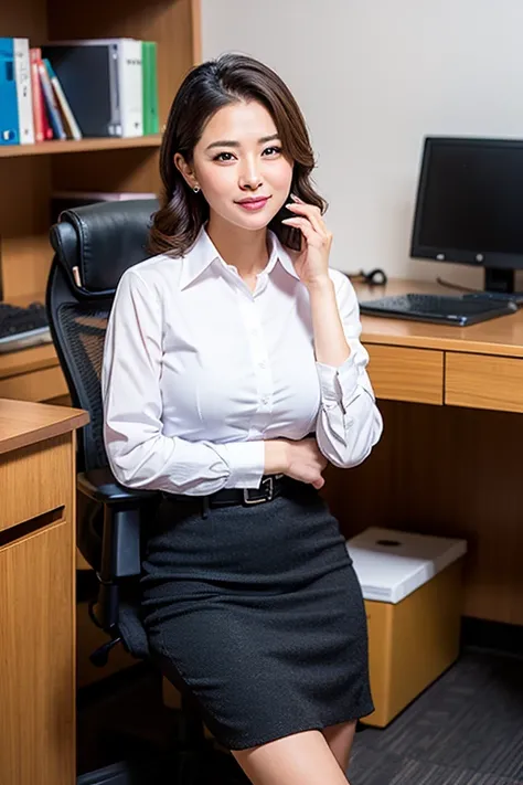 Lesbian Office Lady
