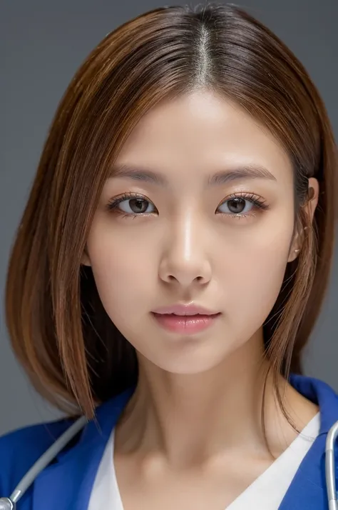 ((Highest quality)), ((masterpiece)), (detailed),Perfect Face,Japanese,Female doctor,White