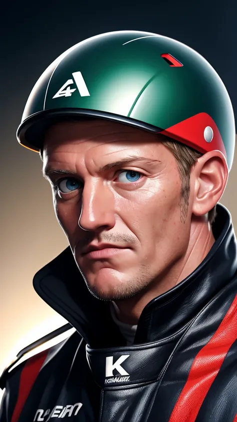 a portrait of michael schumacher, the legendary formula one racing driver, (best quality,4k,8k,highres,masterpiece:1.2),ultra-de...