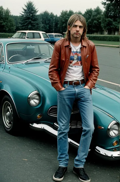 Kurt Cobain as a car 