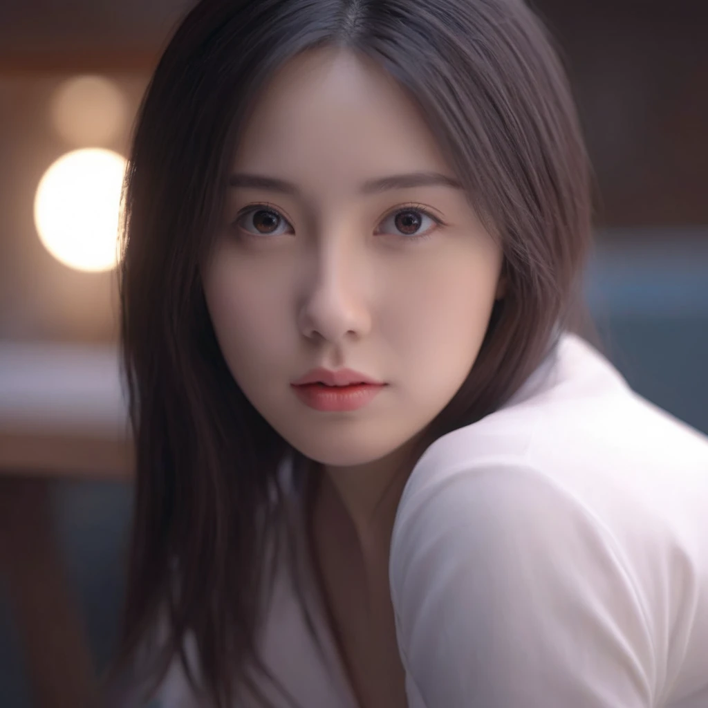 masterpiece, best quality, (realistic, photo-realistic:1), (RAW photo:1), extremely detailed CG unity 8k wallpaper, yangmi, sitting in a cafe and reading book, looking at viewer, detailed face, medium breasts, full body, crossed legs, an extremely delicate...