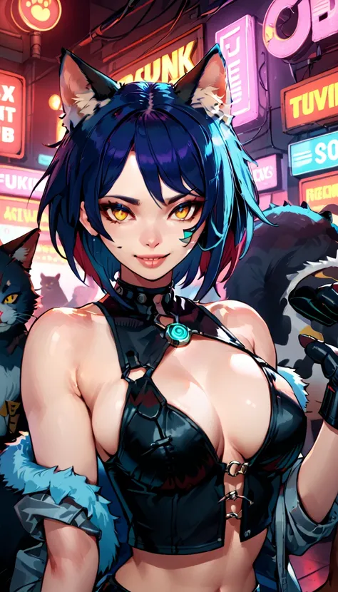 score_9, score_8_up, score_7_up,

(cyberpunk city, night club, midnight, furry crowd on background, [cat, dog, fox, wolf, cow, b...