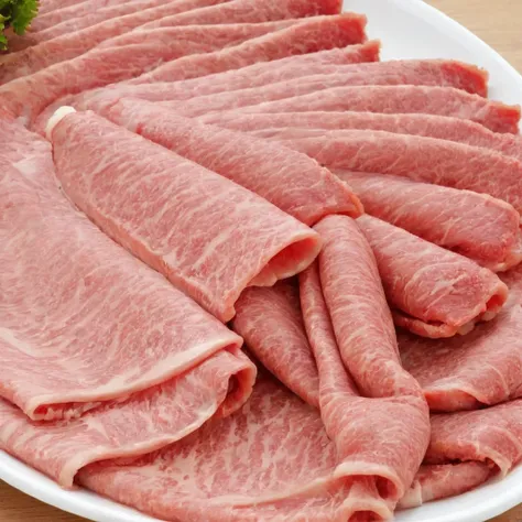 sausage, pork thin slices,covered with organic meat, fuquan