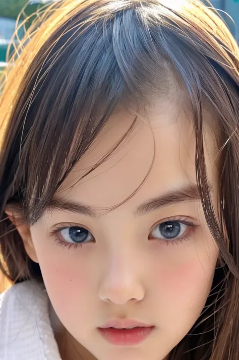 (((32ｋ,High details,High detail、masterpiece,Attention to detail,alone))),RAW Photos & Realistic atmosphere,Beautiful dark blue eyes,Mouth details,Glossy Lips,Thin eyebrows,Beautiful Eyes、Soft white skin that shines in every detail、sheの深い黒色の目はとても美しいです,Lip d...