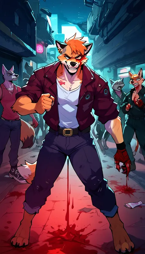 score_9, score_8_up, score_7_up,

(cyberpunk city, night alley, midnight, furry crowd on background, [cat, dog, fox, wolf, cow, ...