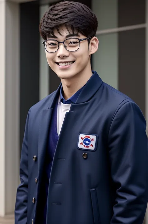 Korean Men, Cha Eunwoo, College student, smile, teenager, 1 person