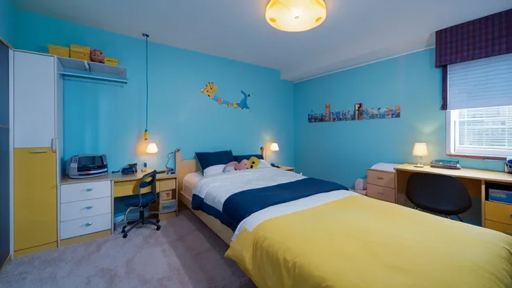 Bedroom. Snorlax theme