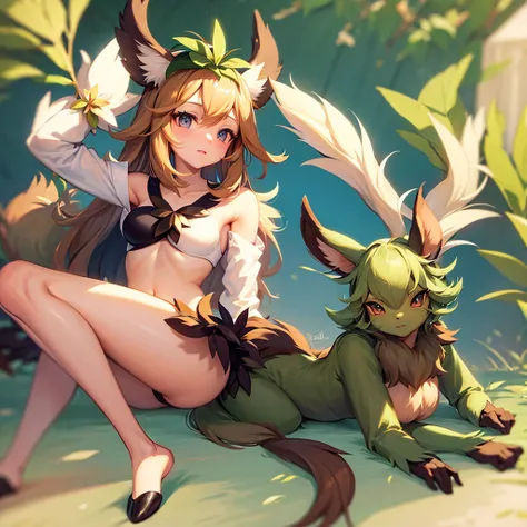 hairy，Leafeon，Pokémon，