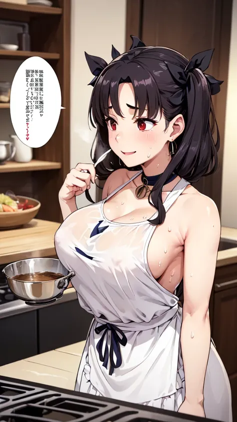 (Mature Woman:1.5), (mother:1.5), Ishtar, Fate Grand Order, (absurderes, 8K, 4K, masutepiece, hyper extreme detailed:1.2), Best Quality, Perfect Anatomy,Perfect face,Facing forward,High humidity, (alone:1.2), (Sweaty:1.3), shortness of breath, High humidit...