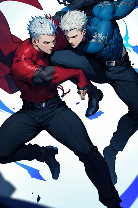 Dante fighting Vergil