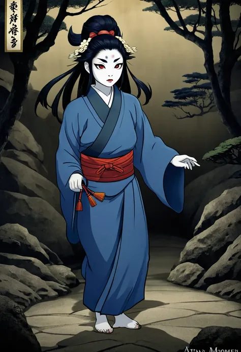 Ittan Momen is a yokai with a dark atmosphere.