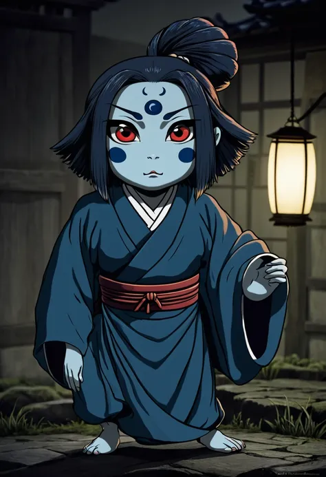 Ittan Momen is a yokai with a dark atmosphere.