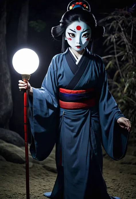 Ittan Momen is a yokai with a dark atmosphere.