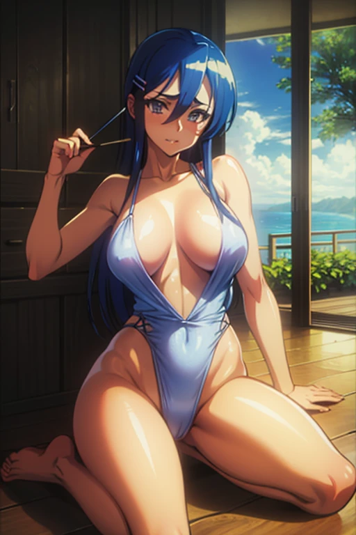 ((masterpiece,Highest quality,Ultra high definition,High resolution,8K,Ultra high definitionCG))Browsing Caution,Clear margins,A very beautiful adult woman in her 20s,1 person,Attractive figure,Very ample large breasts,(A drawing from the waist up),((Sunbu...