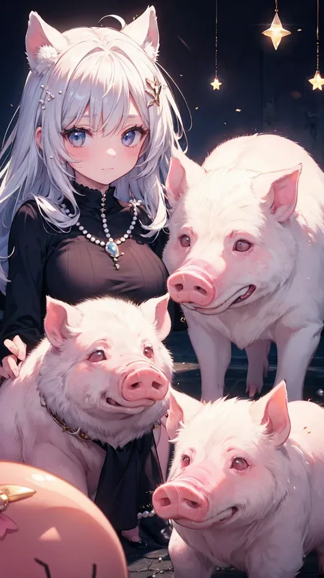 Pearls on pigs