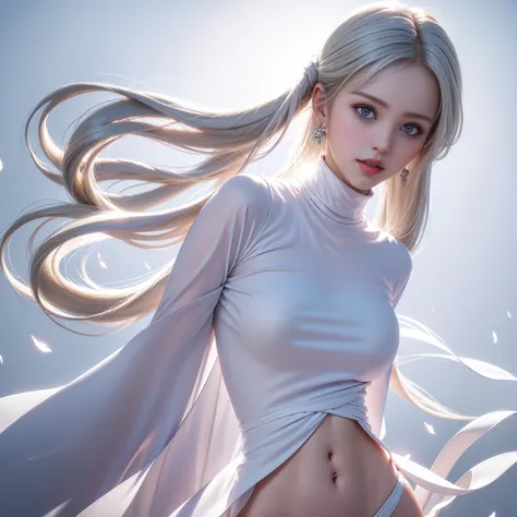 ((Full body image))((Representative works:1.5、8K、Portrait、Photo-realistic and very detailed CG、Very detailed、Particle Effects、Dynamic Effects、Written boundary depth、Cinematic Light、Lens flare、Ray Tracing、Tabletop、Realistic:1.4、Super A high resolution:1.2、R...