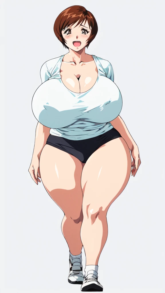 masterpiece, highest quality, High resolution, One girl, alone, sexual intercourse, Pornographic images, short hair, etsukoto, Brown eyes, fine grain, fine grain, (((Thick thighs, Plump thighs, Voluptuous thighs, Thighs alone are enough))), Huge and ample ...