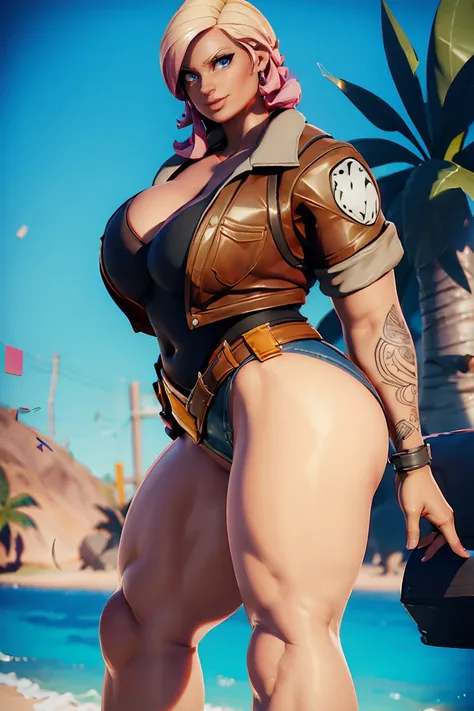 big muscle woman penny fortnite legs