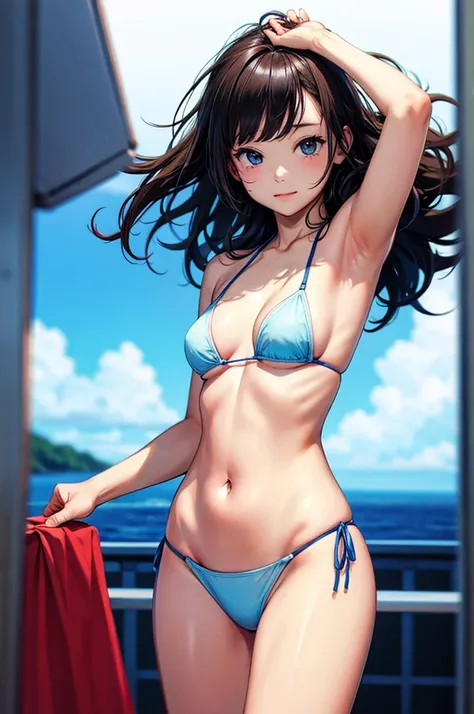 high resolution、bikini、Sideways pose