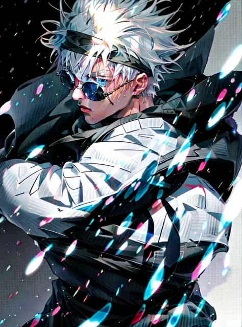 Gojo satoru, silver hair, anime