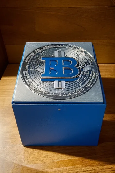 SurpriseBox(SBXC) make it look like bitcoin coin logo but instead of the B write SBXC and make it blue!
