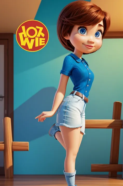 Pixar style woman