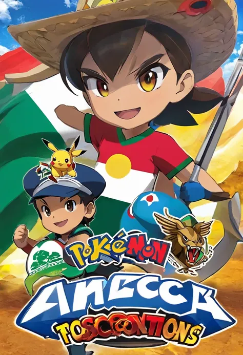 New Pokemon of a new type with three evolutions based in Mexico with two protagonists, a boy and a girl