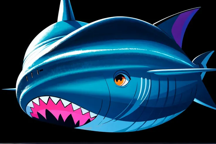 [[(front: attractive young girl looks into the mouth of a shark , Very colorful, Best Improvisation,)((Andrea Solario style))])):20]/[background: landscape (mural on wall: A vector design for a t-shirt, with a black background featuring elements of [[shark...