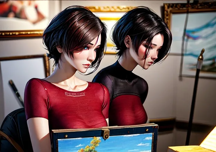 ((best qualityer)), ((work of art)), (detailded), Ada Wong,