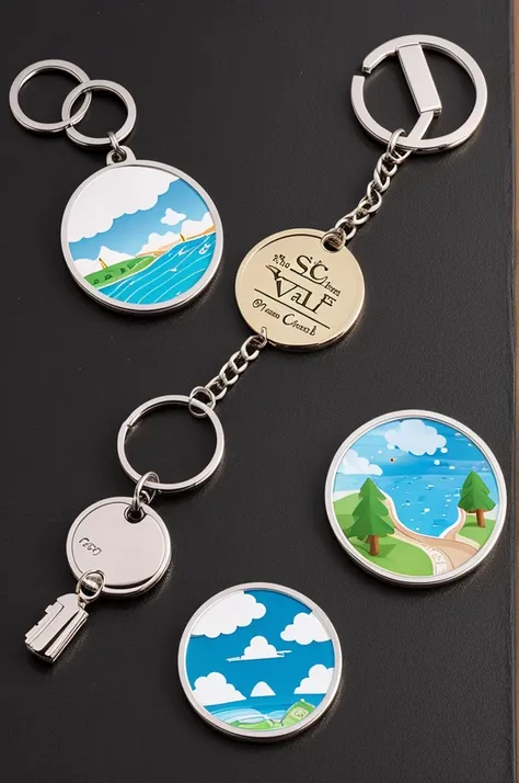 The water cycle for still 4 cm keychain
