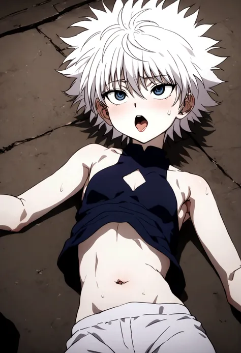 killua ahegao navel