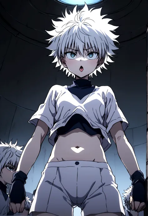 killua ahegao navel