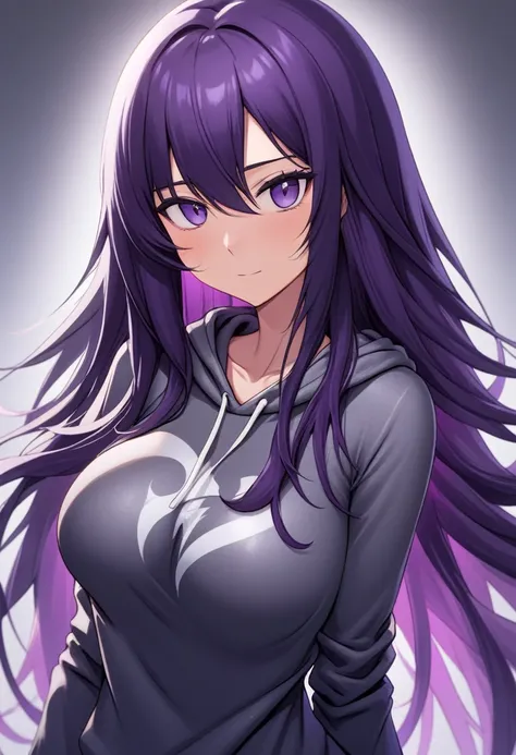 (masterpiece:1.37), best quality, (extremely detailed:1.37) woman, (mature:1.75), (adult:1.5), (very long hair:1.5), dark purple hair, purple eyes, (extremely detailed eyes:1.37), breasts stylish hoodie, jeans, (wetting herself:1.5), standing straight, ful...