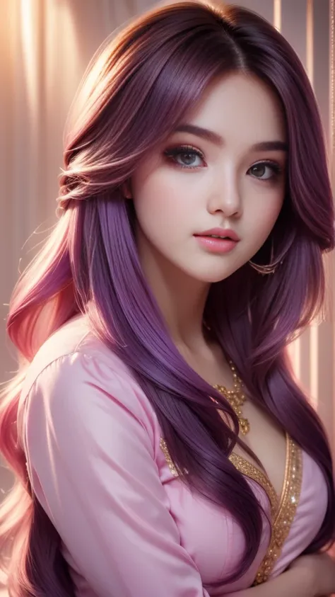 masterpiece, best quality, 1girl, gradient hair,