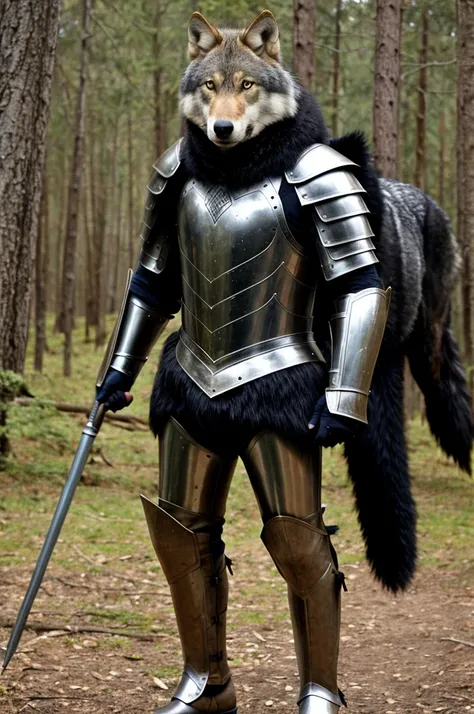 Wolf,armor,people