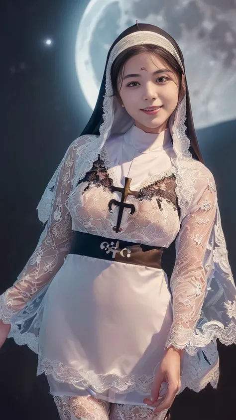 (masturbation:1.5),(Orgasm:2.0),(A Ultra cute young Japanese nun:2.0),(she wearing a decorated with lace nun costume and scart slim fit:2.0),(beautiful detailed dropped eyes:2.0),beautiful detailed lips, (extremely detailed cute and beautiful face:2.0), lo...