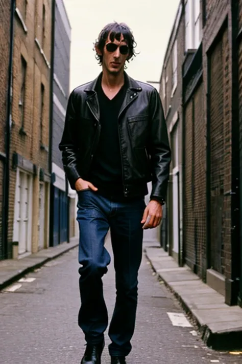 Richard Ashcroft Walking, Hoxton street, London, 1997, Music Video