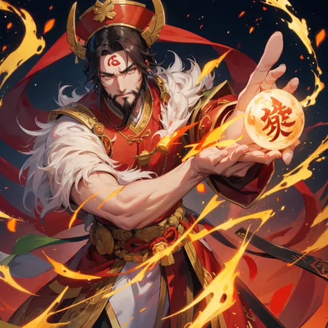 divinity无敌大将军，China，Red face，Guan Yu，divinity，myth，Powerful