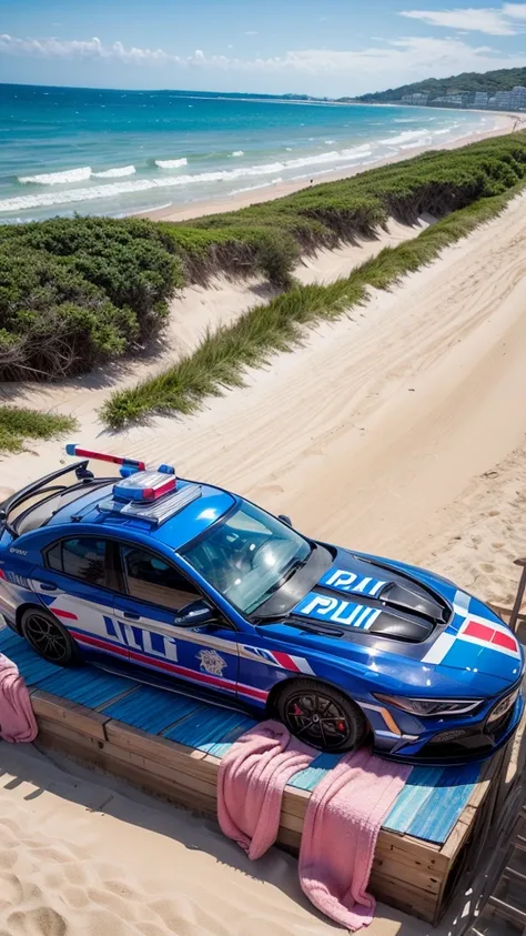 4 Girls Prompt、police、Beach