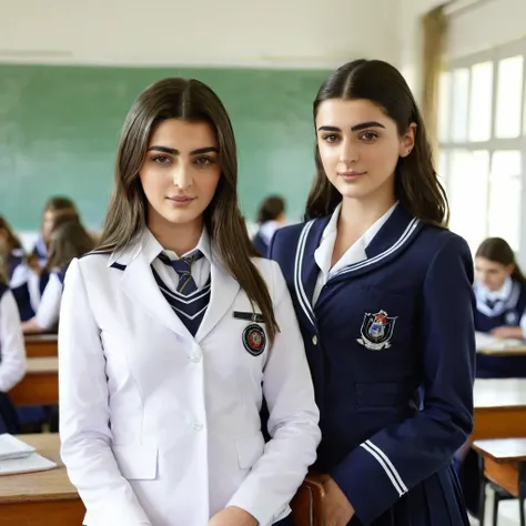 Hande erçel full naked in school with uniform 