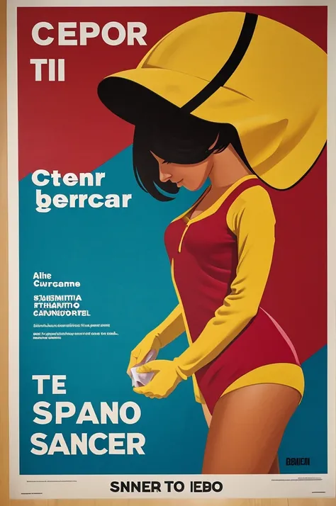 Create a Spanish cancer poster
