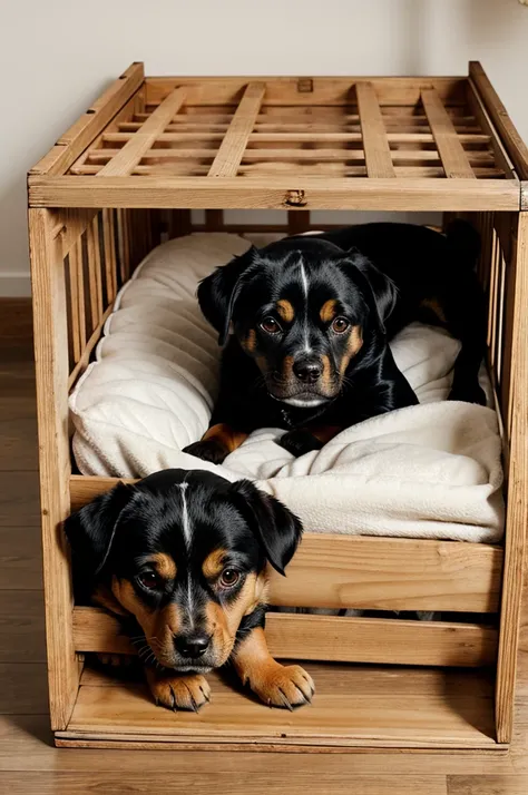 Crate a dog image
