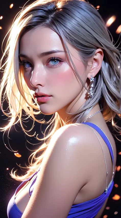 Best quality, Masterpiece, (Realistic:1.2), 1 girl, Detailed face, Beautiful eyes, (Masterpiece:1.2, Best quality), (fine detailed beautiful eyes: 1.2), (Extremely detailed Cg Unity 8K wallpaper, Masterpiece, Best quality, Ultra-detailed, Best shadow), (De...