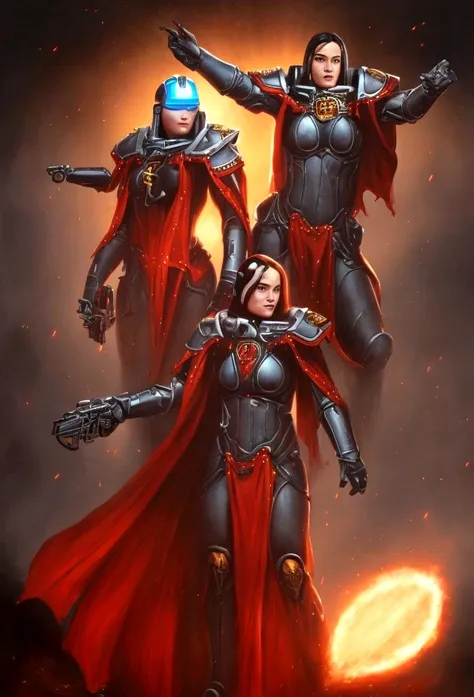 Gorgeous adepta sororitas
 from the movie Tron
