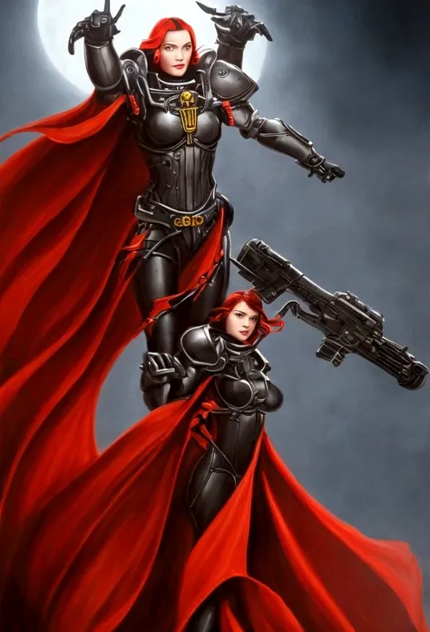 Gorgeous adepta sororitas
 from the movie Tron
